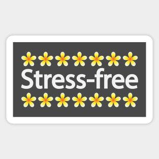 Stress-free artistic design Sticker